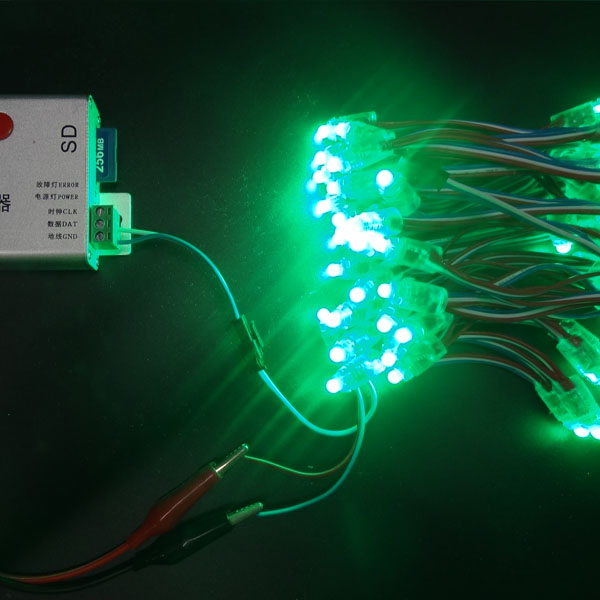 12mm 50LEDs Ws2811 IC Full Color Pixel LED Module Light DC 5V Input IP68 Waterproof RGB Color Digital LED Pixel Light