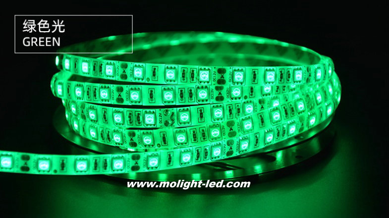 12V/24V Tira LED Verde SMD5050 300LED Cinta LED Green Flexible LED Strip