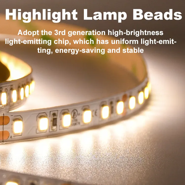 12V 2835 120LED/M 8mm IP20 2700K-6500K CRI90 CRI95 CRI97 CRI98 LED+Strip+Lights LED Strip Light
