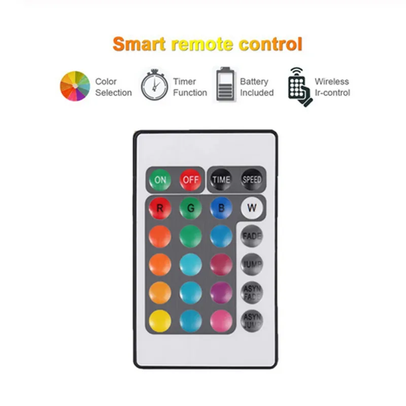 16 Colors Changing RGB USB 5V 5m 10m Remote Control LED Strip Light for Bedroom Party Wedding Xmas