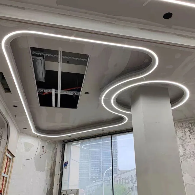 180 Degree Top View Lighting 13*13mm Silicone LED Channel Neon Tube Light