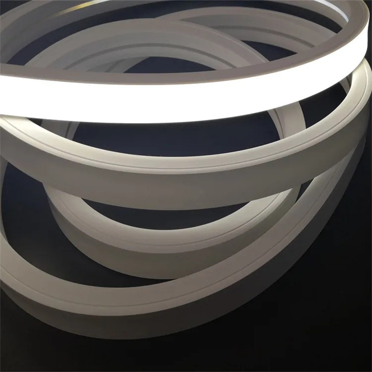 180 Degree Top View Lighting 13*13mm Silicone LED Channel Neon Tube Light