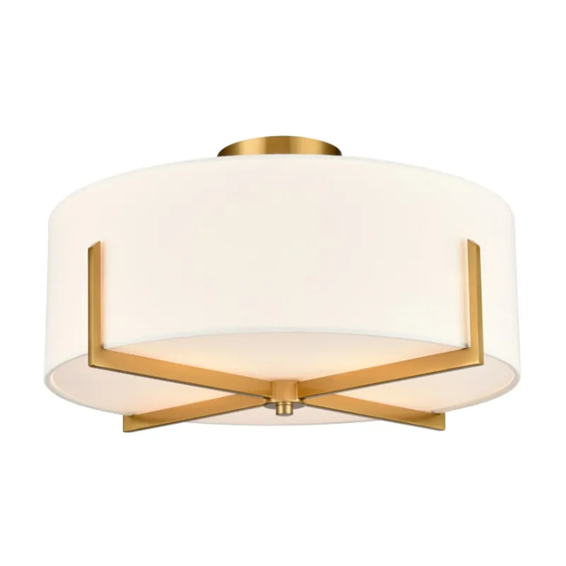 Where to Buy a Modern Ceiling Lamp with Cream Textured Fabric Shade at the Best Price