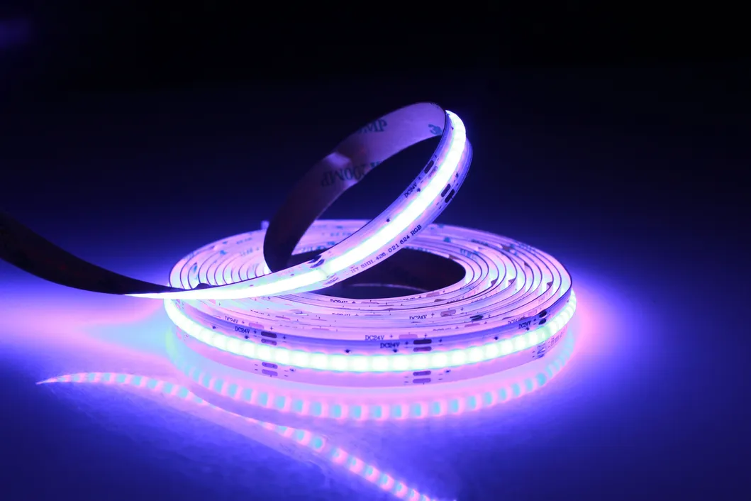 24V Dim to Warm COB Strip Light 2000K -6500K Strip Tape Light Home TV Back Light COB Strip