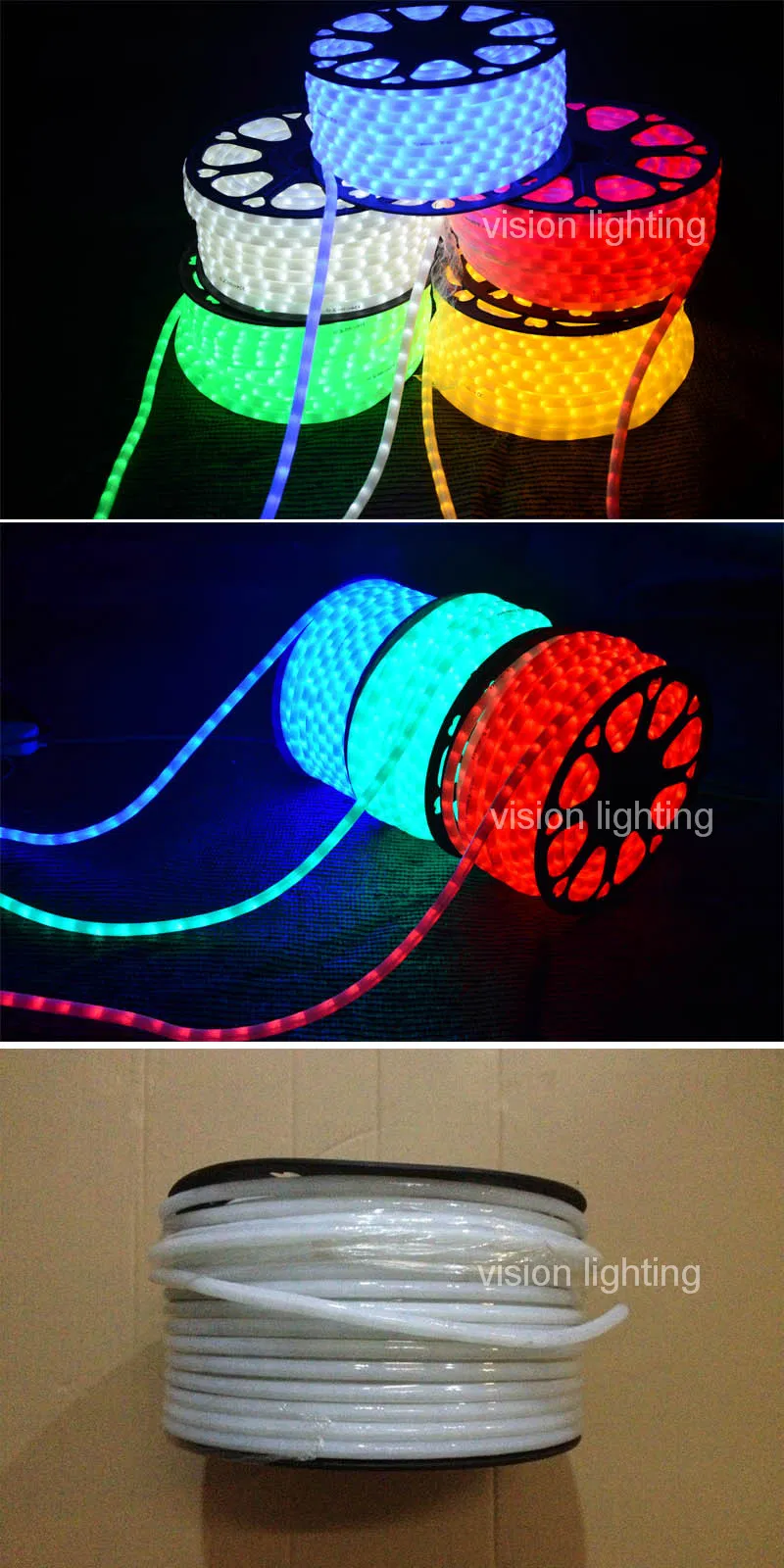 24V Thin White Color Christmas LED Rope Light