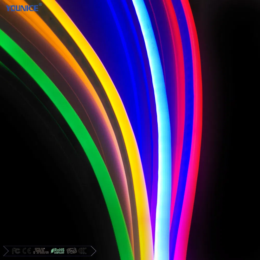 360 Degree Full Illumination Colorful 22diameter DC12V LED Flexible Neon Strip