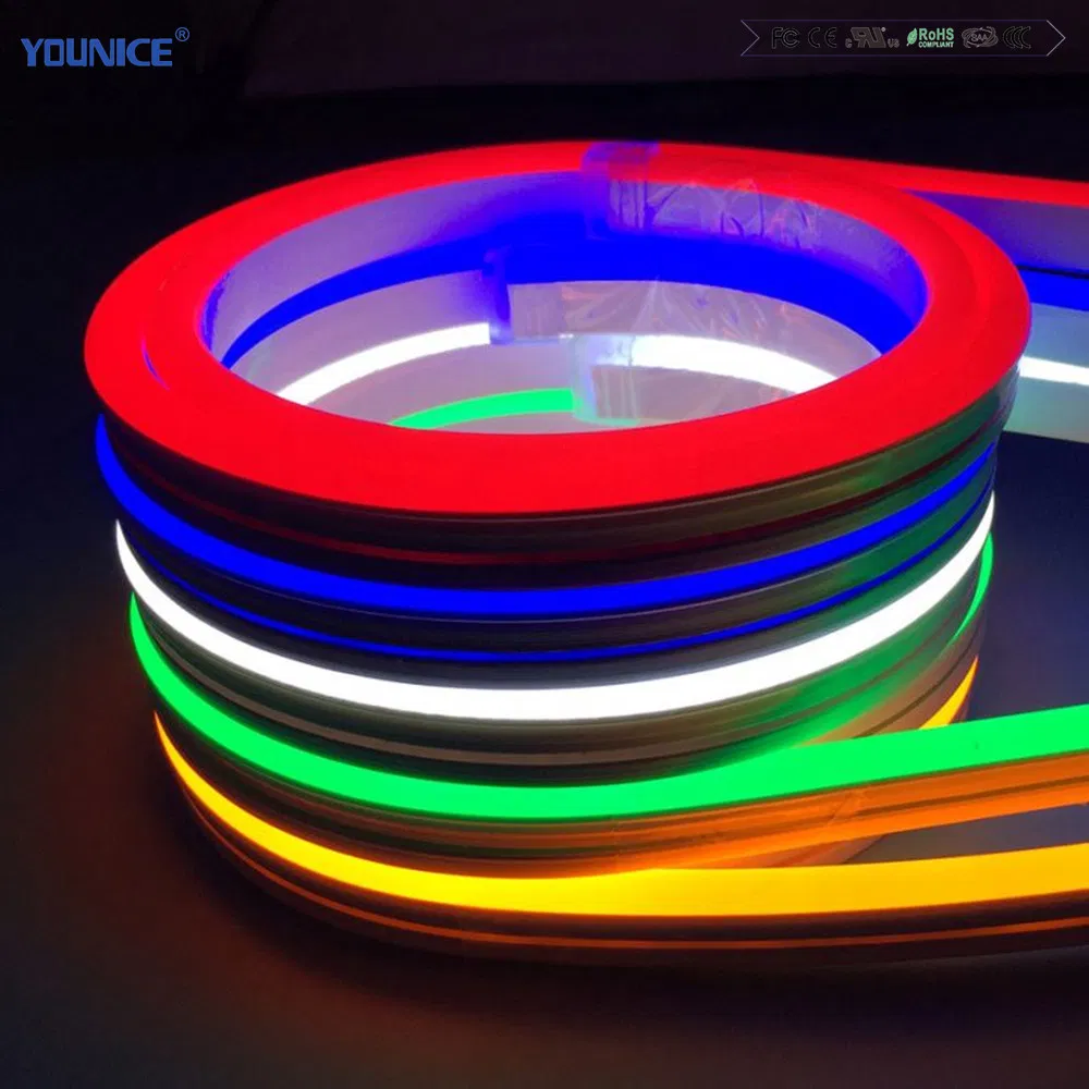 360 Degree Full Illumination Colorful DC24V 22diameter 15W/M LED Flexible Neon Tape Strip