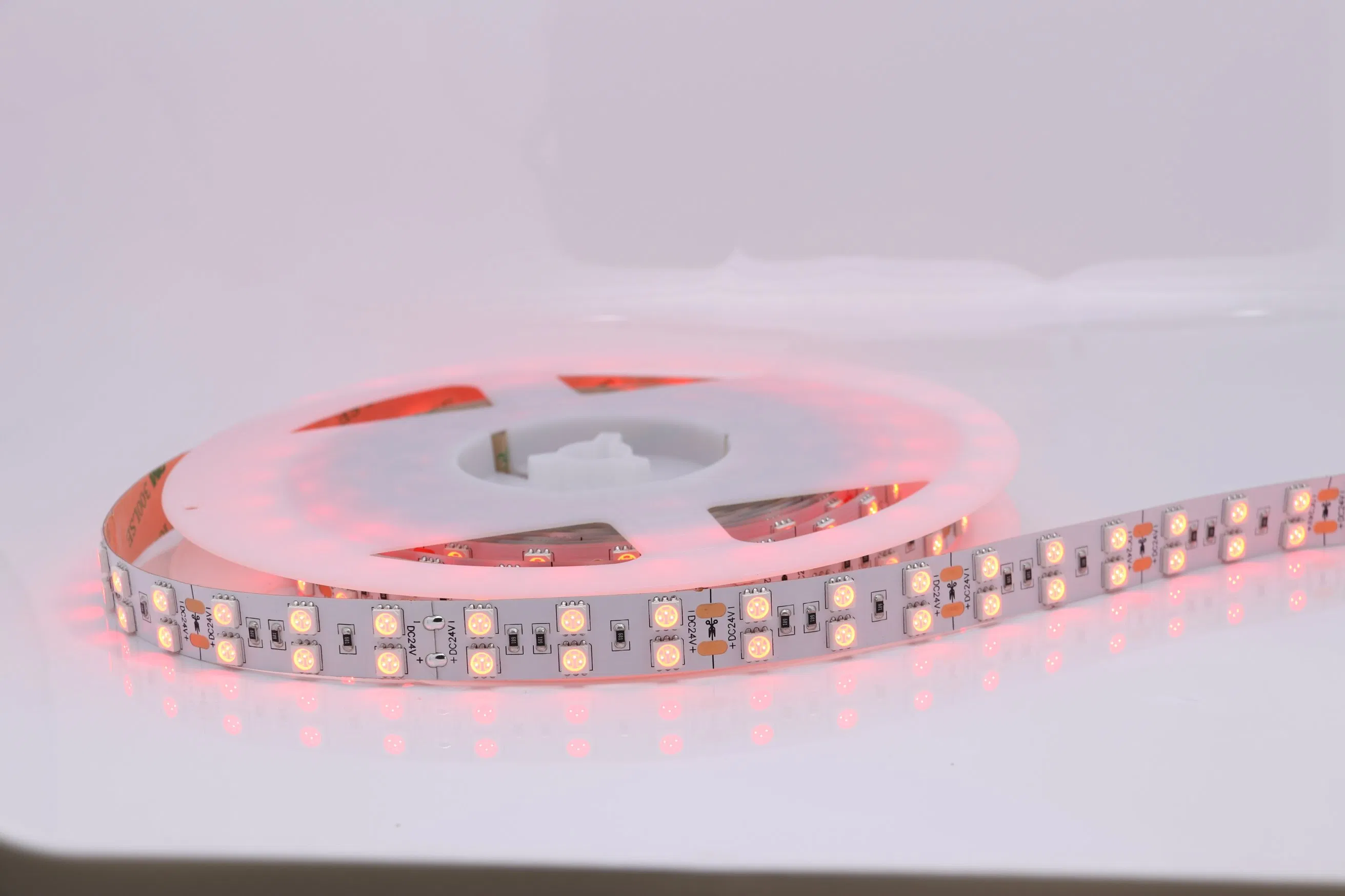 5050SMD IP20/IP65/IP67/IP68 RGB LED Flexible Strip 14.6lm/M LED Neon Flex Strip with TM1914 IC Rgbww LED Rigid Color Changing Strips with LED Outdoor Light