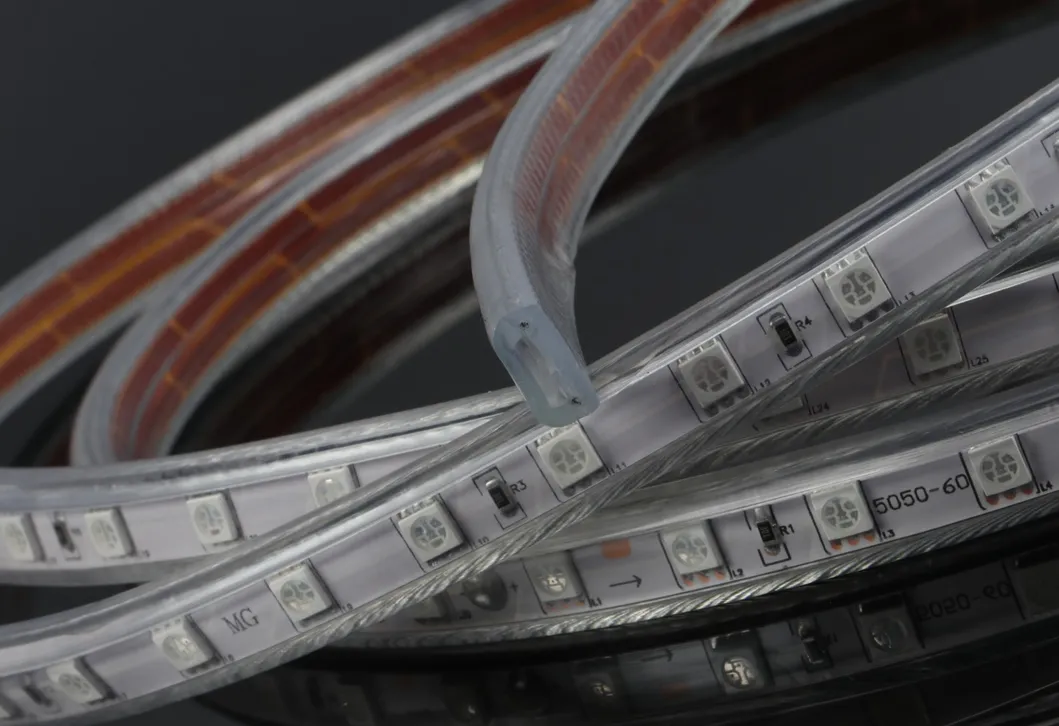 60SMD/M One Line AC220-240V Waterproof LED Strip Light