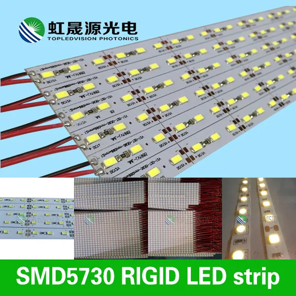 72LEDs/M 55-60lm/LED High Quality SMD5630/5730 Rigid LED Strip Light