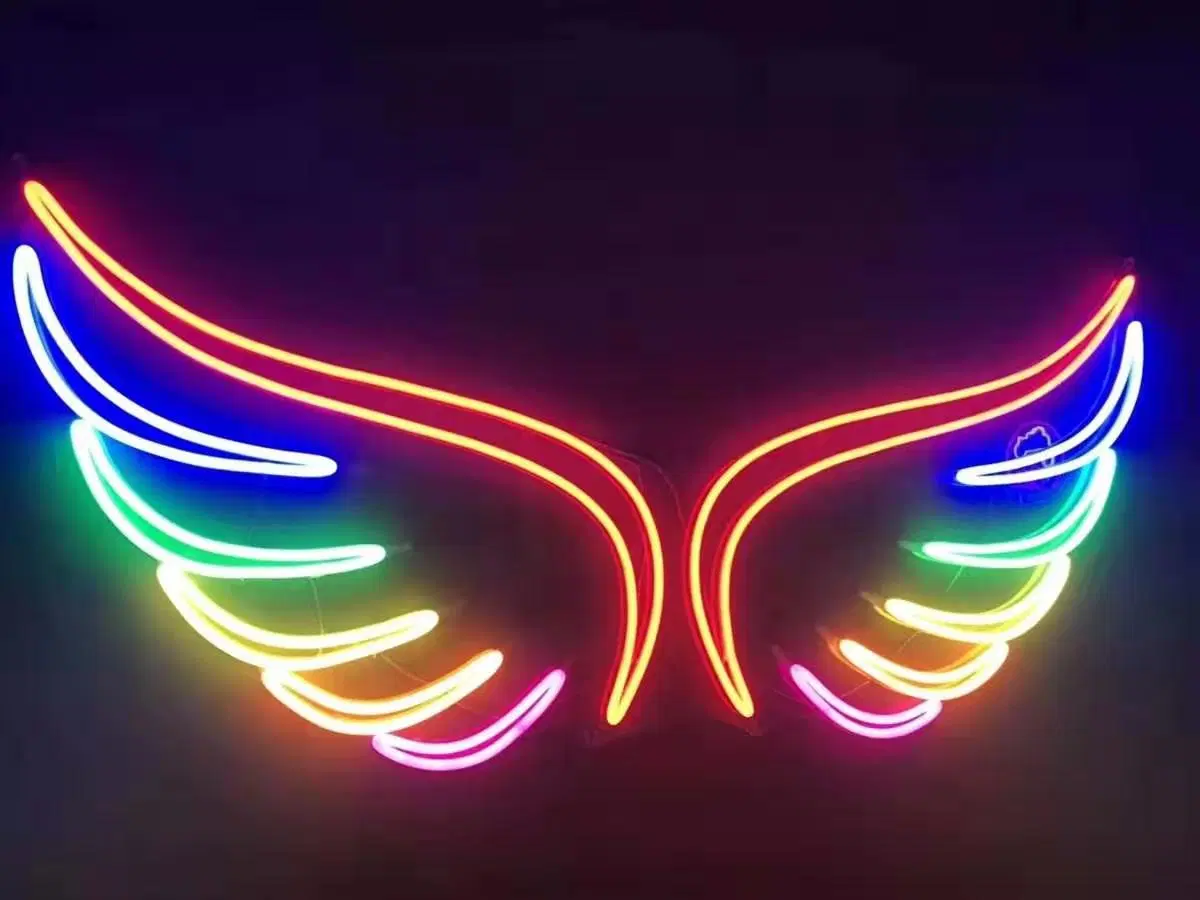 Acrylic LED Letters Decorative Custom Made LED Christmas Neon Sign with Dimmable APP RGBW Controlling