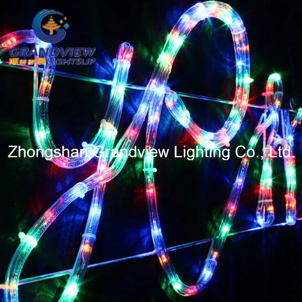 Animated 290cm Wide LED Multi Colours 'merry Christmas' Motif Rope Lights