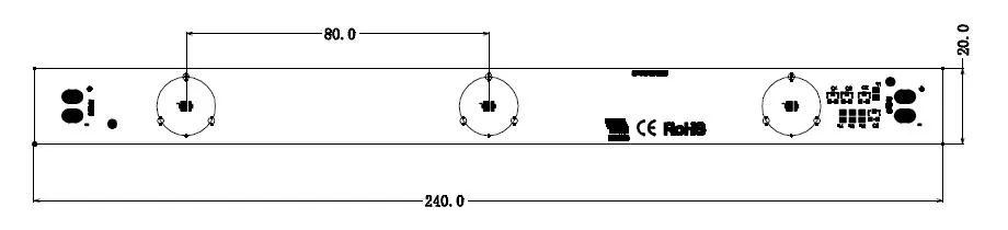 Backlite Acrylic Signs Super Thin Light Bar for Light Box 12V 24V SMD LED Rigid Strip