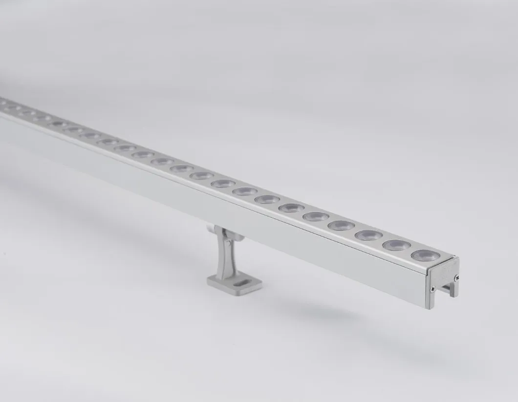 Custom RGB Linear LED Inground Light 100cm Long Aluminum Profile Waterproof 18W 36W Dimmable Outdoor Wall Washer