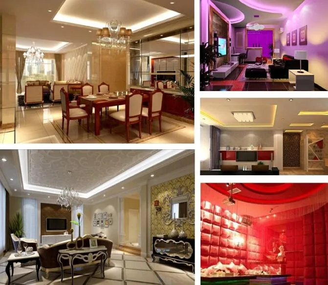 DC12V/24V 3528 LED Ribbon 19.2W/M Red Color LED Strip Light