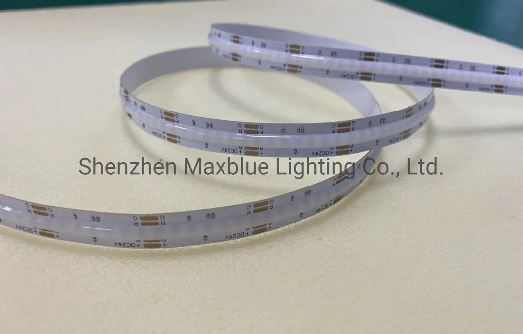 DC24V Dotless Continous Ligting RGB COB LED Strip Light