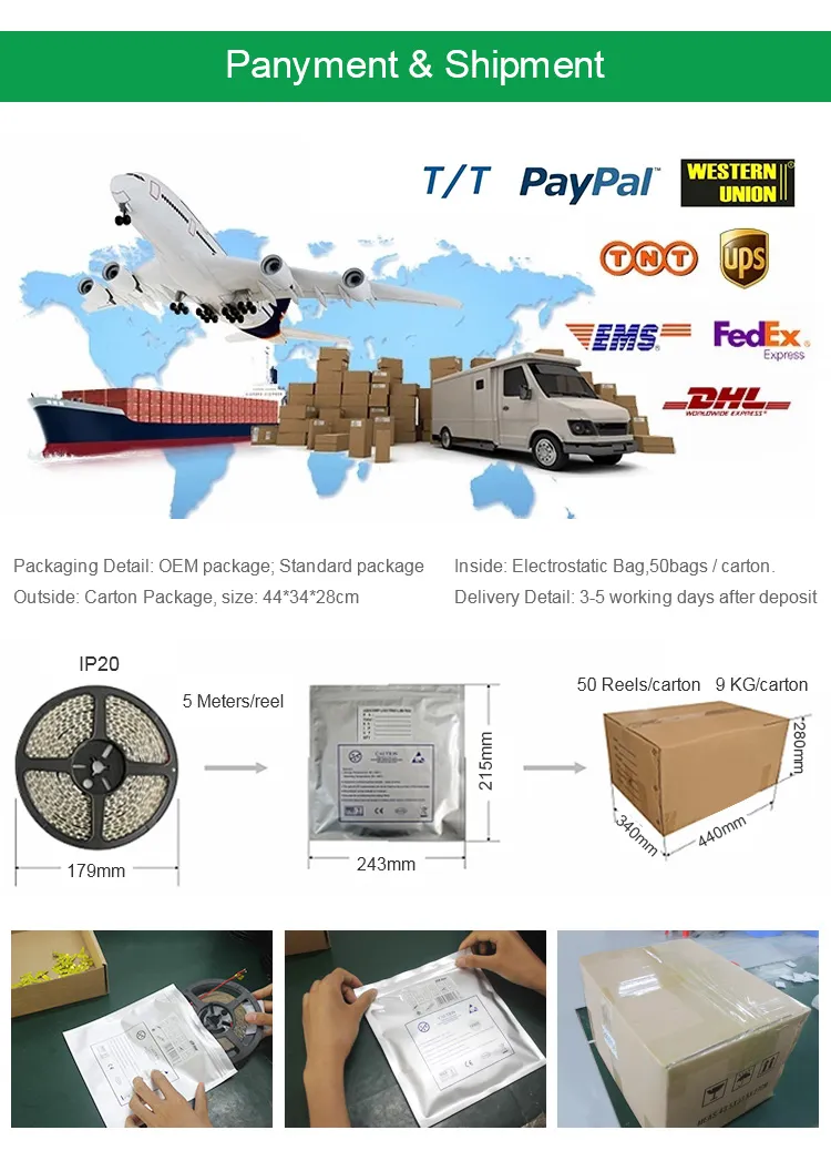 Dim to Warm CCT Adjustable LED Strip SMD2835 168LEDs/M Strip Light From 6500K to 1800K with Any Dimmer