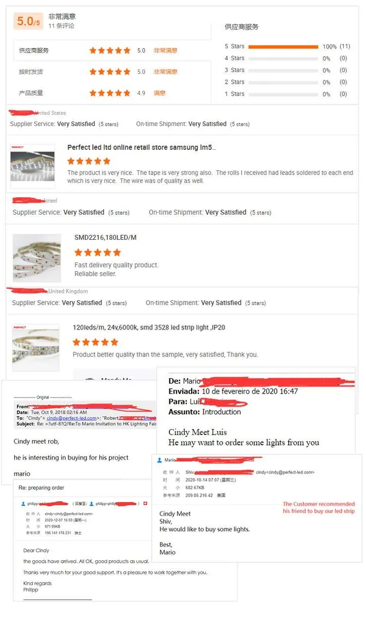 Flexible IP 20 2216 LED Strip Lights Strips Hot Sales