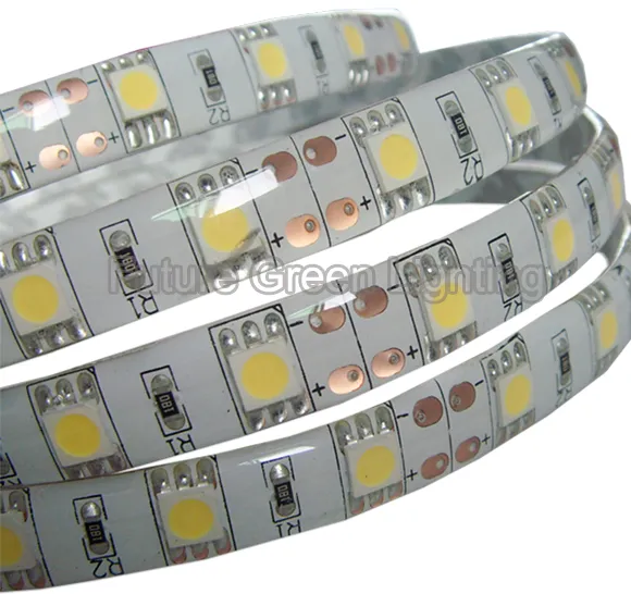 High Brightness 60LED/M 5050SMD White LED Strip with 2year Warranty
