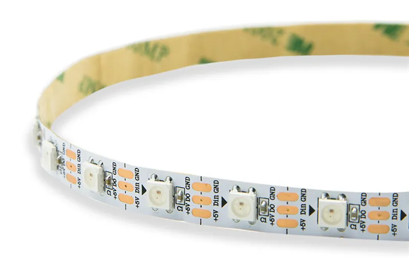 High Quality CE RoHS Addressable 2812 60LEDs Pixel Outdoor Lighting LED Strip Light Ws2812