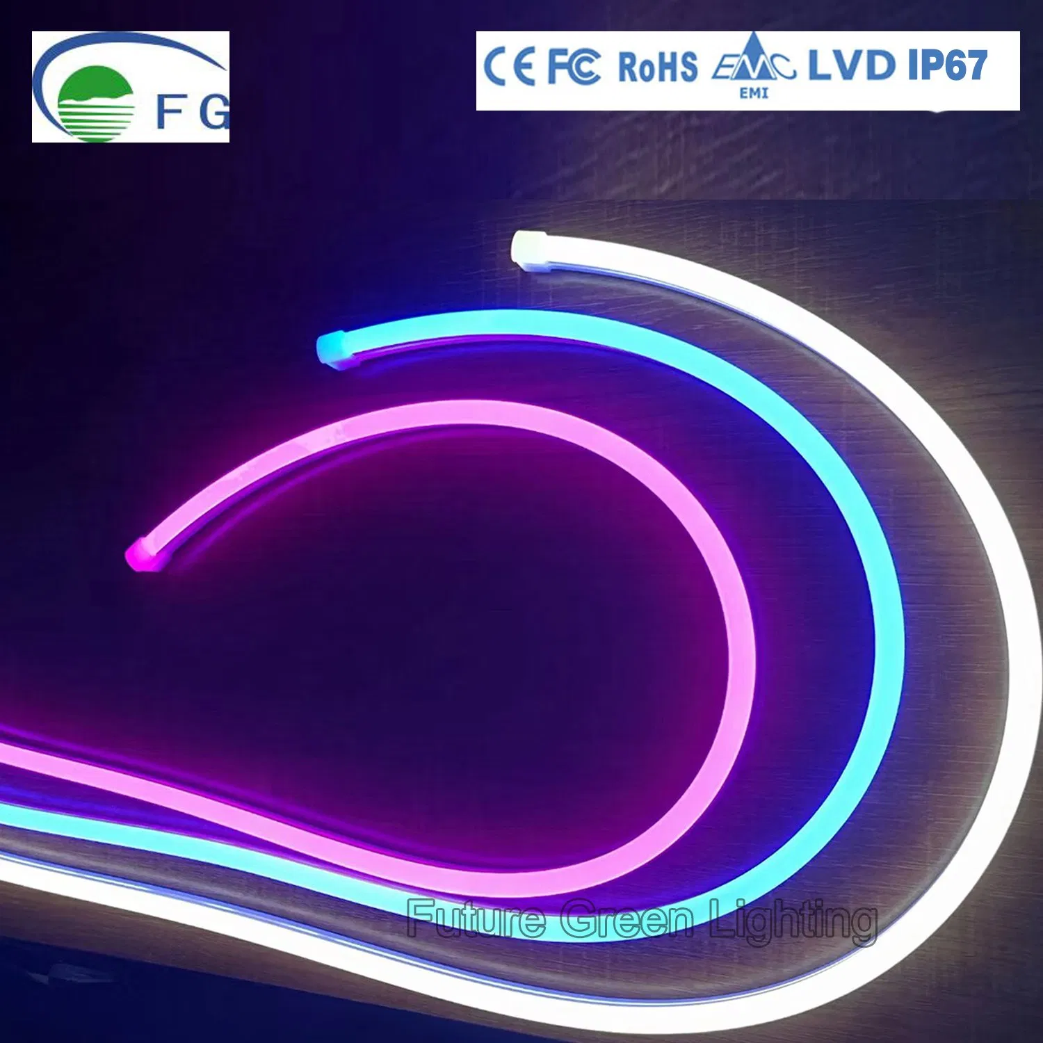 IP67 24V 12V DC Custom Neon Sign LED Neon Flex with Ce RoHS Approval