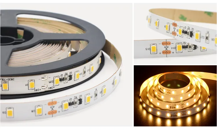 IP68 10m 20m 30m 50m 12V 24V 2835 Constant Current LED Strip LED Tapes