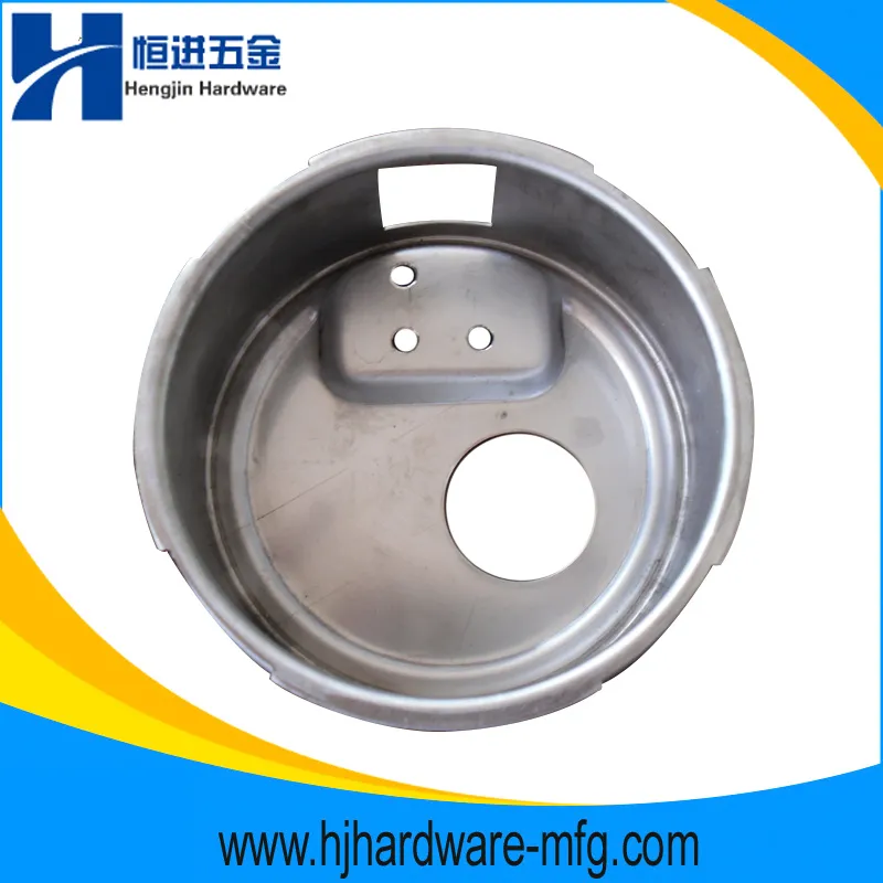 Lamp Stamped Parts Mild Steel Deep Drawn Stamping Parts