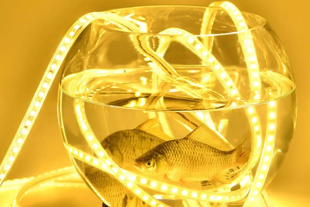 LED Strip Light 60SMD 120SMD 5730 5630 One Line 8mm 10mm 12mm 220-240V IP65 flexible Rope Light