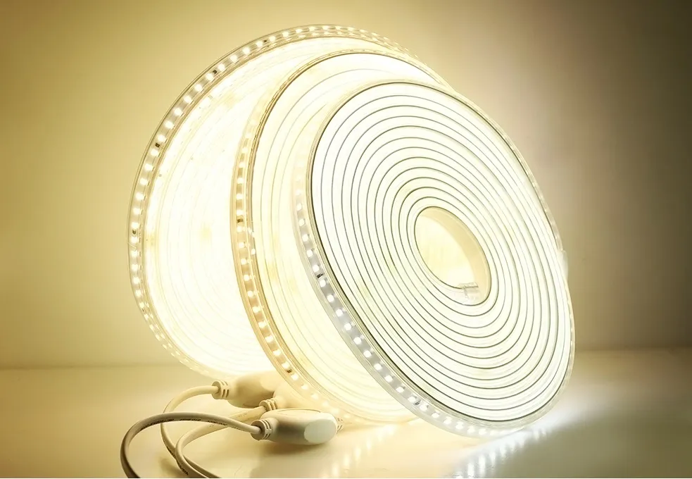 LED Strip Light 60SMD 120SMD 5730 5630 One Line 8mm 10mm 12mm 220-240V IP65 flexible Rope Light