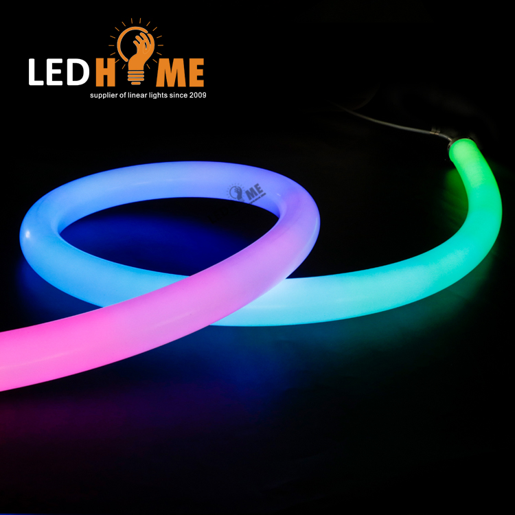 Light Double Side DIY Silicone Tube 50mm Flexible Tube