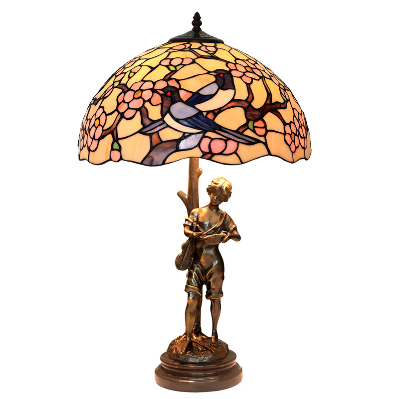 Nordic Style Table Lamp Tiffany Desk Lamp for Home Decor