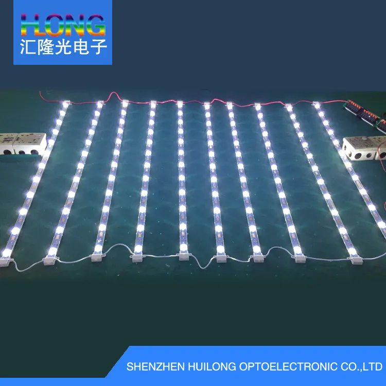 Single Box DC 12V LED Backlight Strip with The Lens 12 LEDs 12W