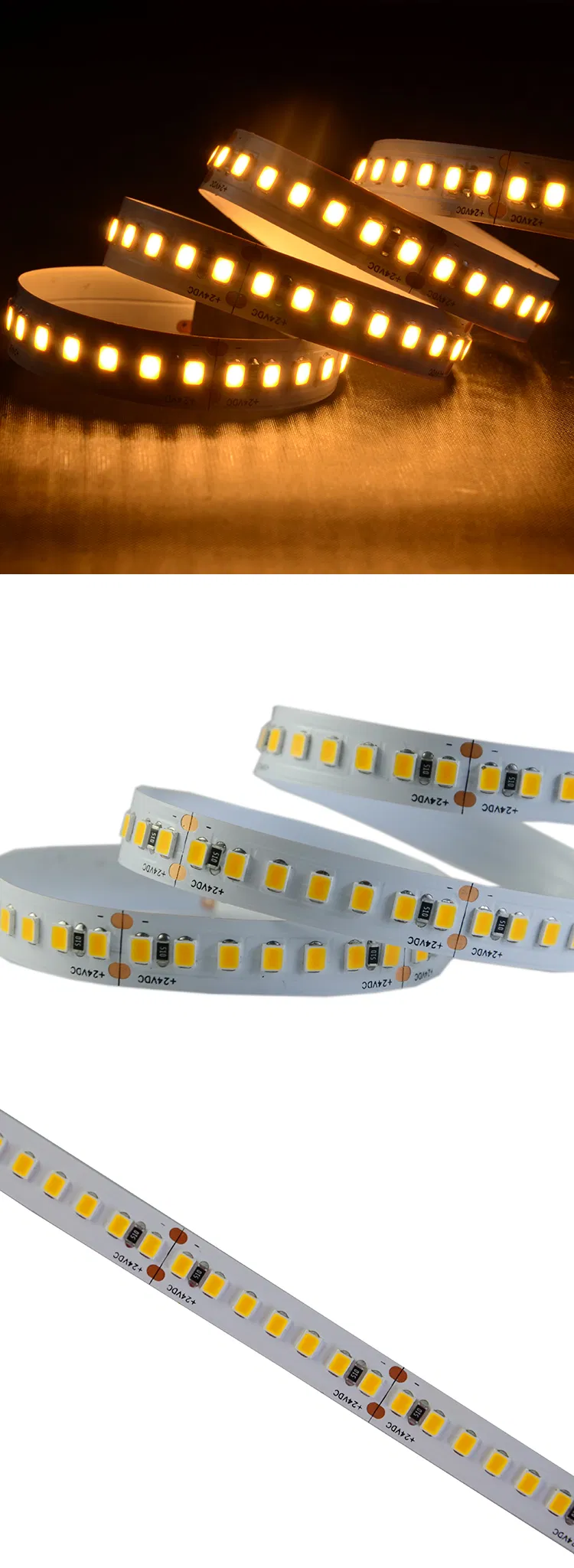 SMD 2835 LED 5/8/10mm LED Bar Tape light Strip for Indoor