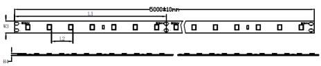Ultra High Efficiency 140lm/W 2835 LED Strip 70LEDs/ 140LEDs 5m 24V IP20 IP65 IP67