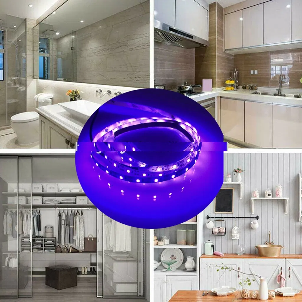 UVC LED 254nm 265nm 275nm LED Bar Light, UVB 280nm 305nm 315nm LED Strip. 380nm 365nm UVA LED Strip Light Ultra Violet LED